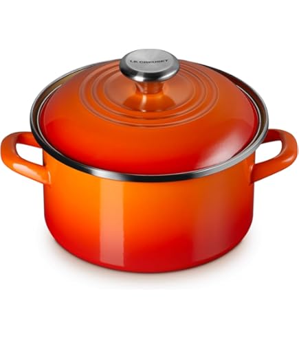 Le Creuset Enamel On Steel Stockpot, 6 qt., Caribbean : Amazon.sg